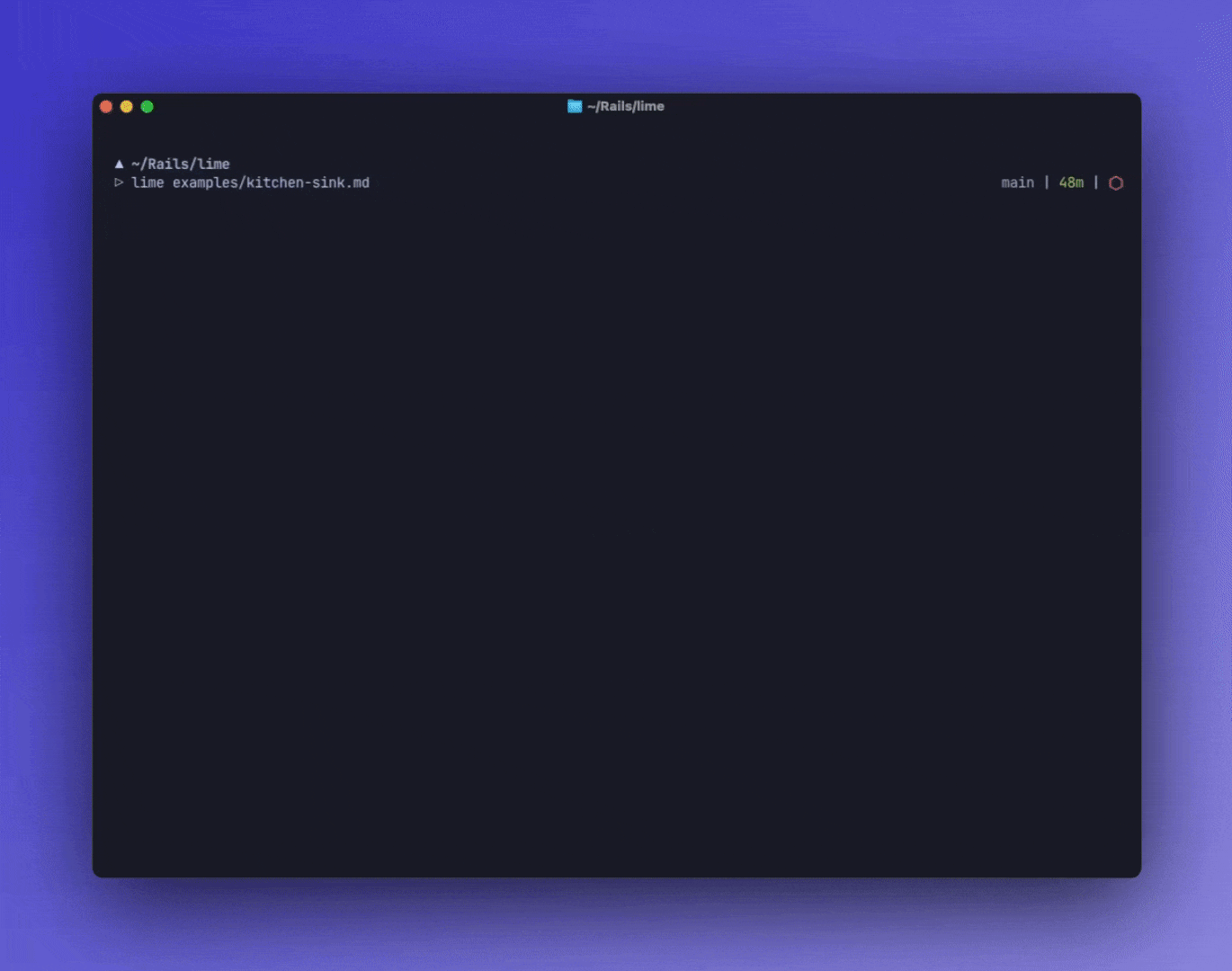 Lime demo Lime demo